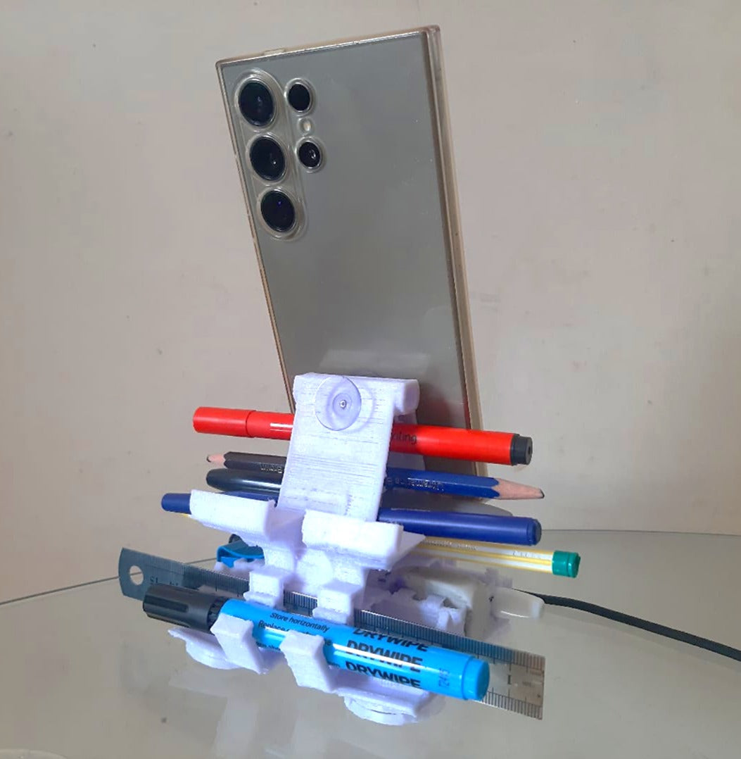 Multipurpose Mobile Phone Stand (Patent pending - Fully functional user experience prototype model - Discounted price)