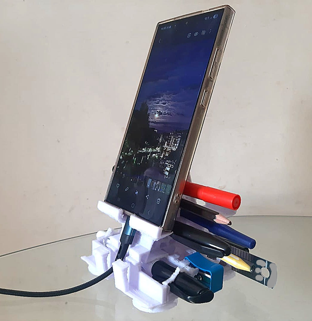 Multipurpose Mobile Phone Stand (Patent pending - Fully functional user experience prototype model - Discounted price)