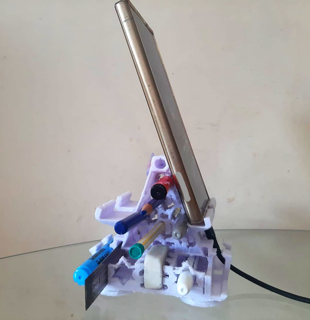 Multipurpose Mobile Phone Stand (Patent pending - Fully functional user experience prototype model - Discounted price)